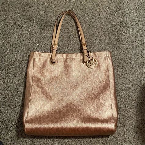 michael kors mk signature jet set north south tote